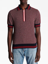 MONOGRAM WOOL POLO SHIRT