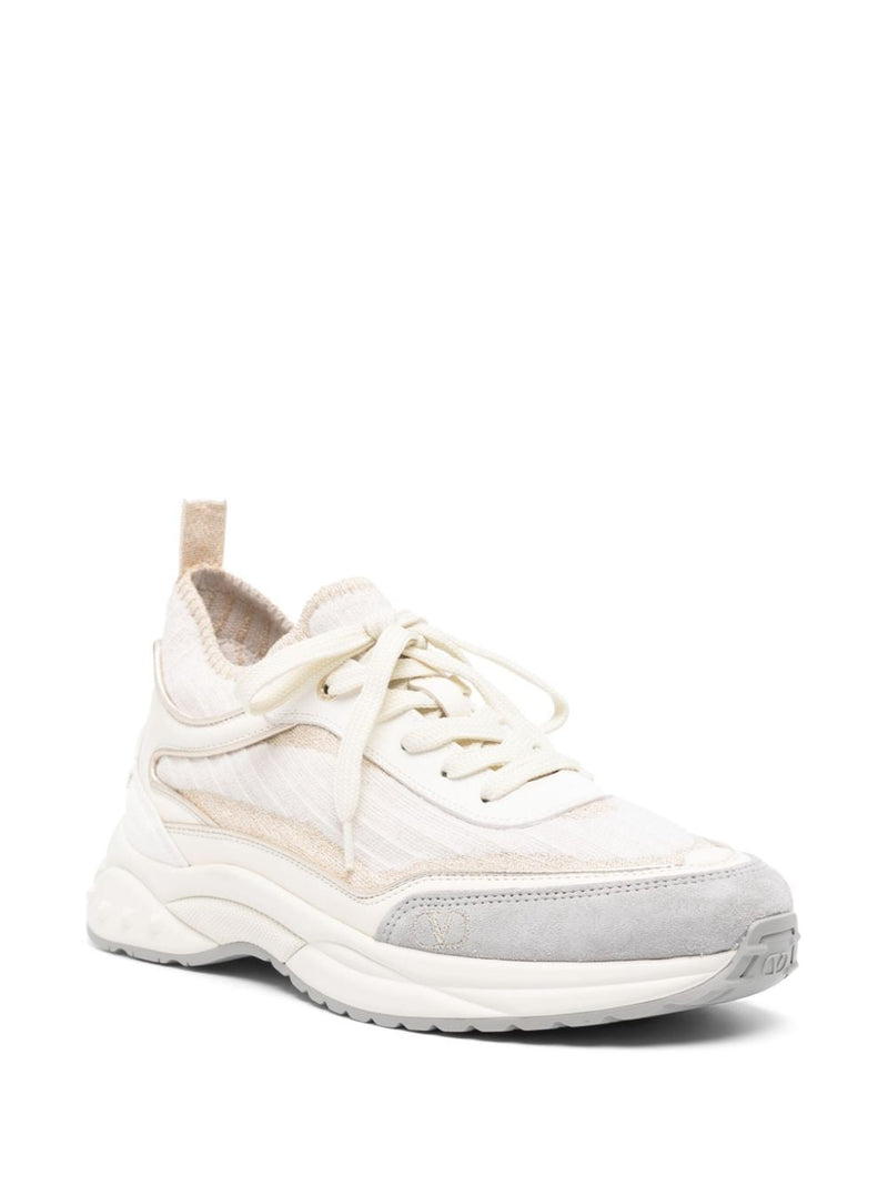 LOW-TOP CHUNKY LEATHER SNEAKERS