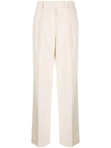 PRESSED-CREASE TAILORED TROUSERS