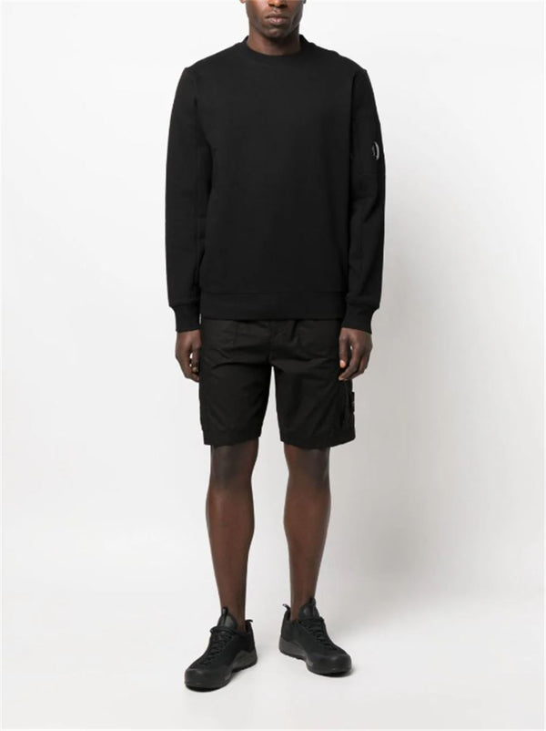 LOGO-PATCH COTTON SWEATSHIRT