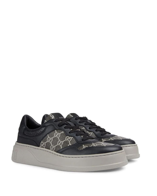 GG-CANVAS PANELLED SNEAKERS