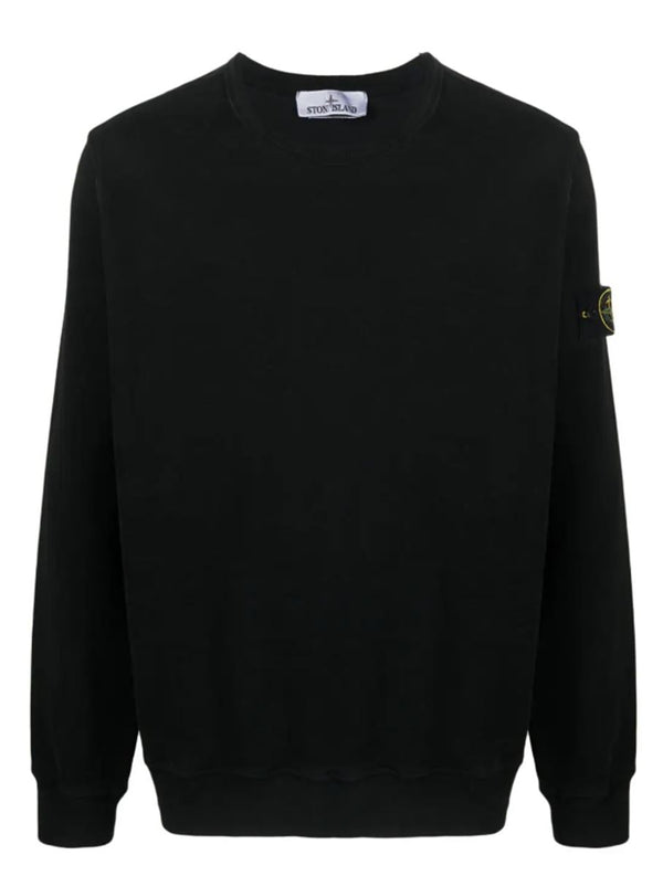 COMPASS-PATCH COTTON SWEATSHIRT