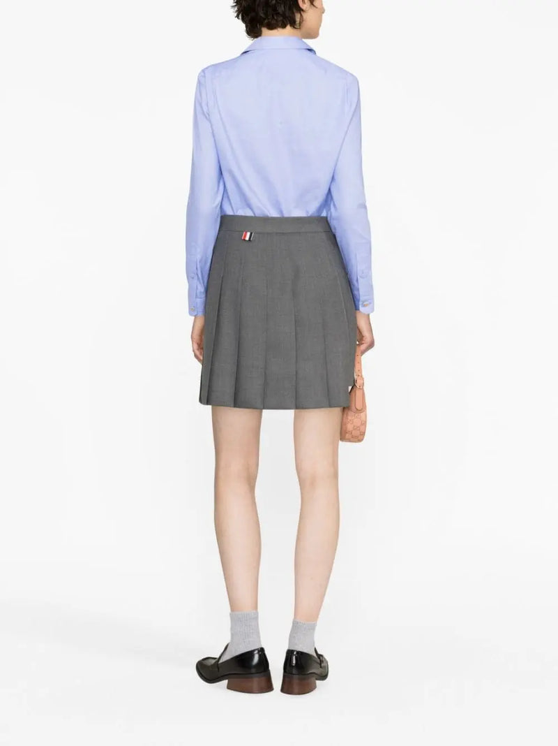 POINTED-COLLAR LONG-SLEEVE SHIRT