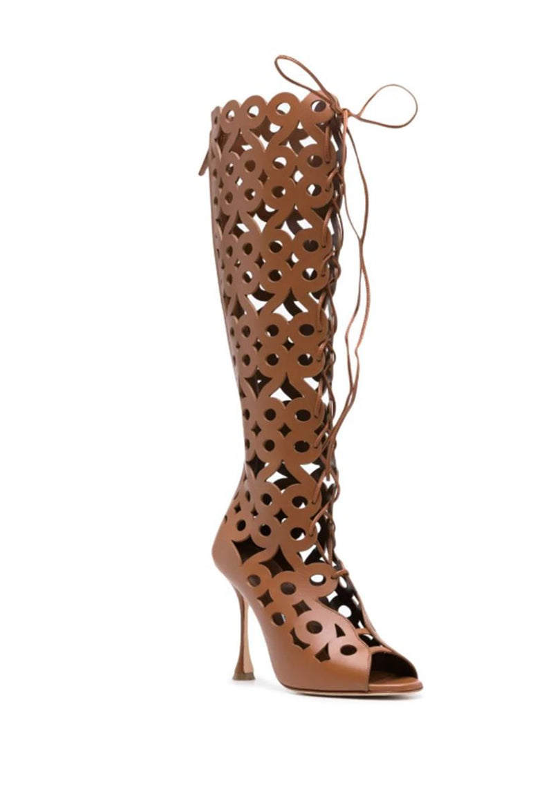TARASHI RIAL 110MM LEATHER BOOTS