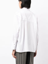 COTTON V-NECK BLOUSE
