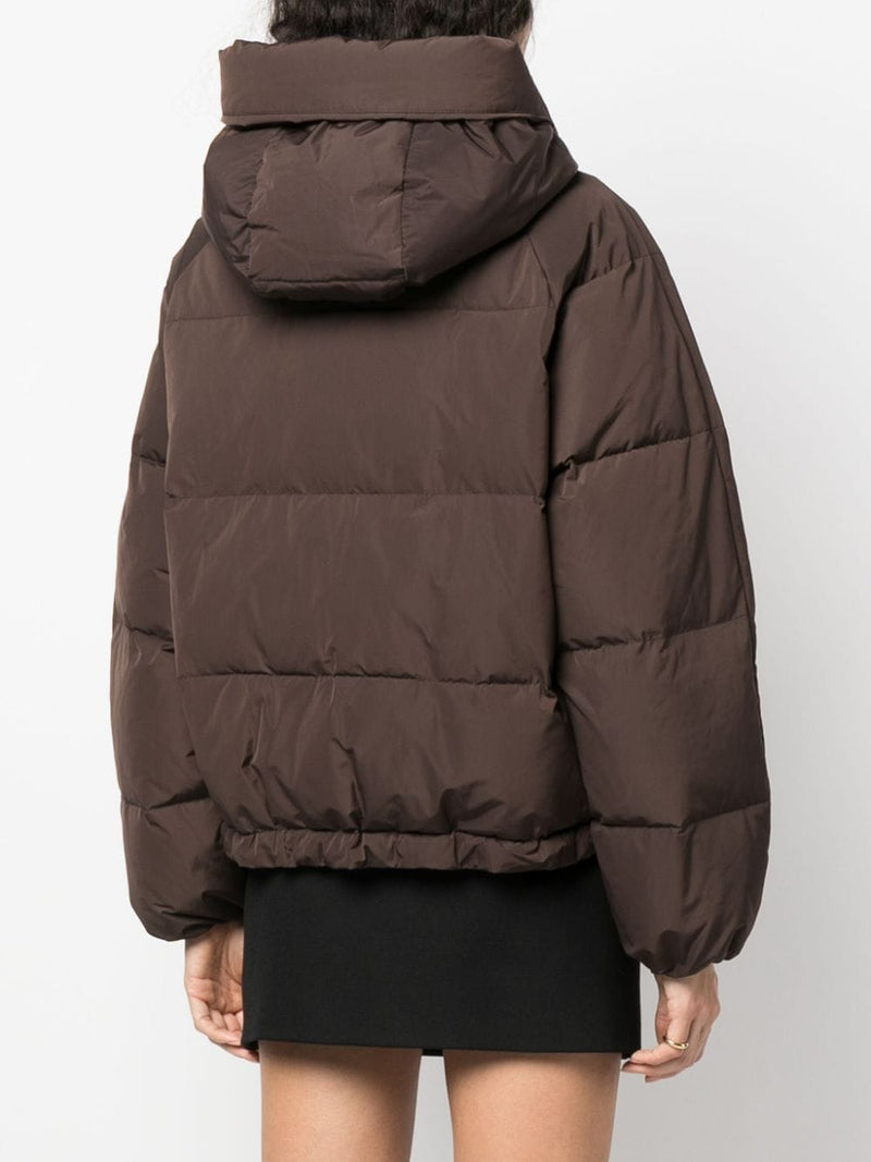 LOGO-PLAQUE PADDED JACKET