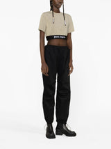LOGO-TAPE CROPPED T-SHIRT