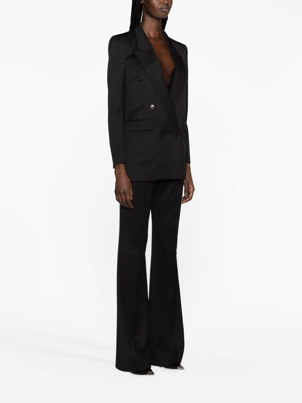 DOUBLE-BREASTED WOOL BLAZER SAINT LAURENT