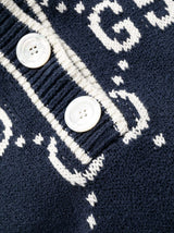 GG DAMIER-JACQUARD POLO DRESS