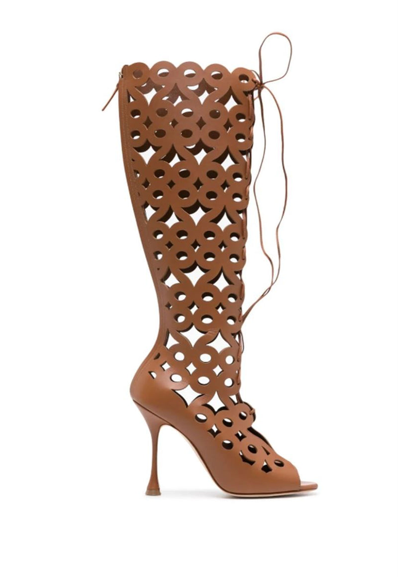 TARASHI RIAL 110MM LEATHER BOOTS