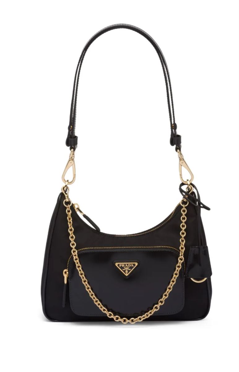 TRIANGLE-LOGO SHOULDER BAG