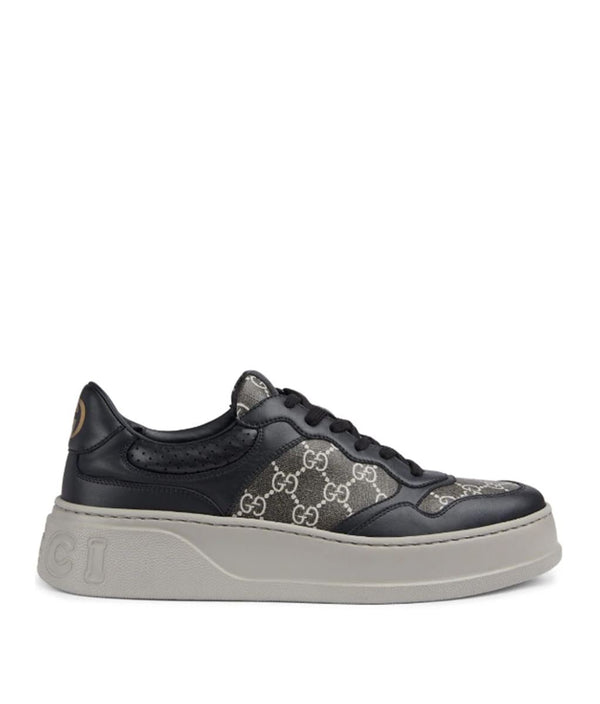 GG-CANVAS PANELLED SNEAKERS