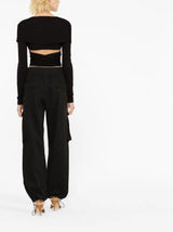 CUT-OUT WRAP TOP