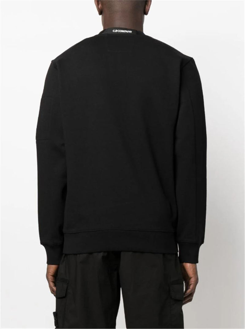 LOGO-PATCH COTTON SWEATSHIRT