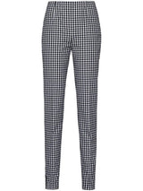 GINGHAM-CHECK TROUSERS