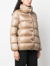 FUNNEL-NECK PADDED PUFFER JACKET
