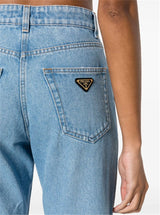 HIGH-RISE TAPERED JEANS