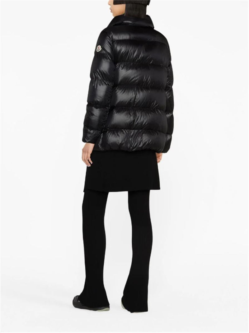 FUNNEL-NECK PADDED PUFFER JACKET