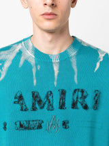 LOGO-EMBROIDERED KNITTED T-SHIRT