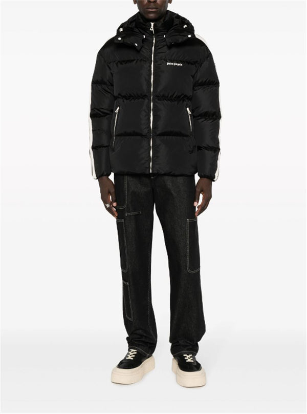 LOGO-PRINT PADDED JACKET