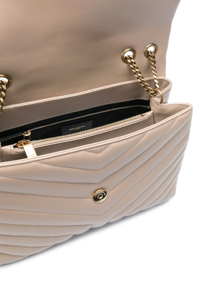 MEDIUM LOULOU QUILTED SHOULDER BAG