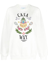 CASA WAY EMBROIDERED SWEATSHIRT