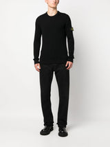 LOGO-PATCH KNIT JUMPER