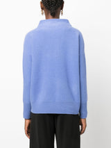 FUNNEL-NECK CASHMERE PULLOVER