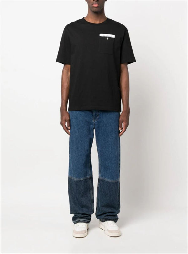 LOGO-TAPE COTTON T-SHIRT