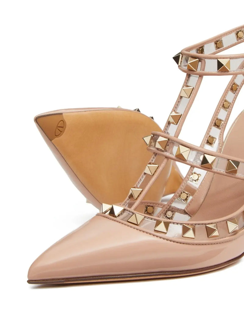 ROCKSTUD ANKLE-STRAP PUMPS