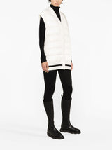 CONTRAST-PANEL PADDED GILET