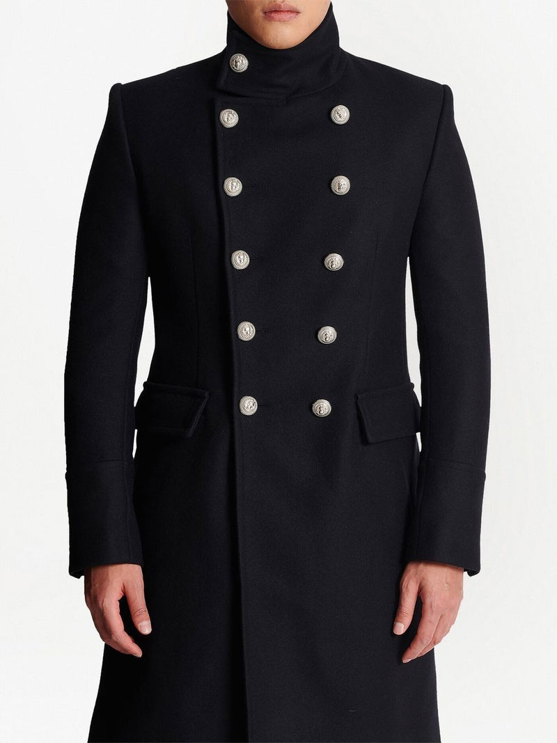 DOUBLE-BREASTED WOOL COATS