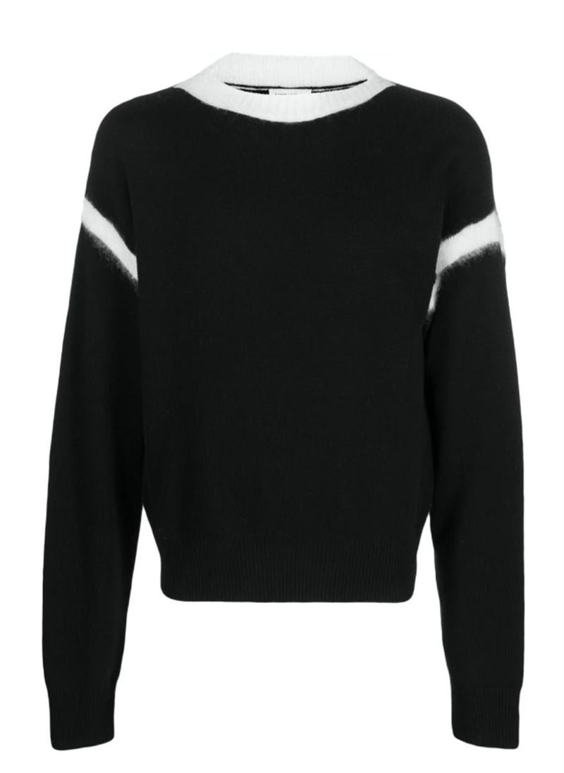 BICOLOUR KNITTED JUMPER