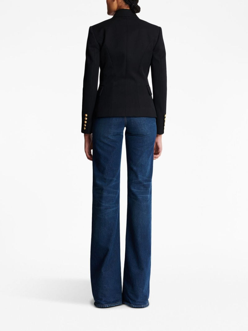 DOUBLE-BREASTED WOOL BLAZER