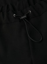 DRAWSTRING-WAIST SLIM-FIT TROUSERS