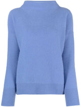 FUNNEL-NECK CASHMERE PULLOVER