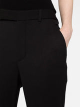 HIGH-WAISTED FLARED TROUSERS