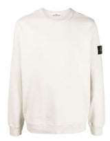 COMPASS-PATCH COTTON SWEATSHIRT