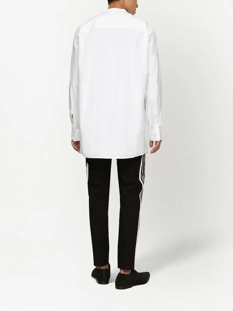 COLLARLESS LONG SHIRT