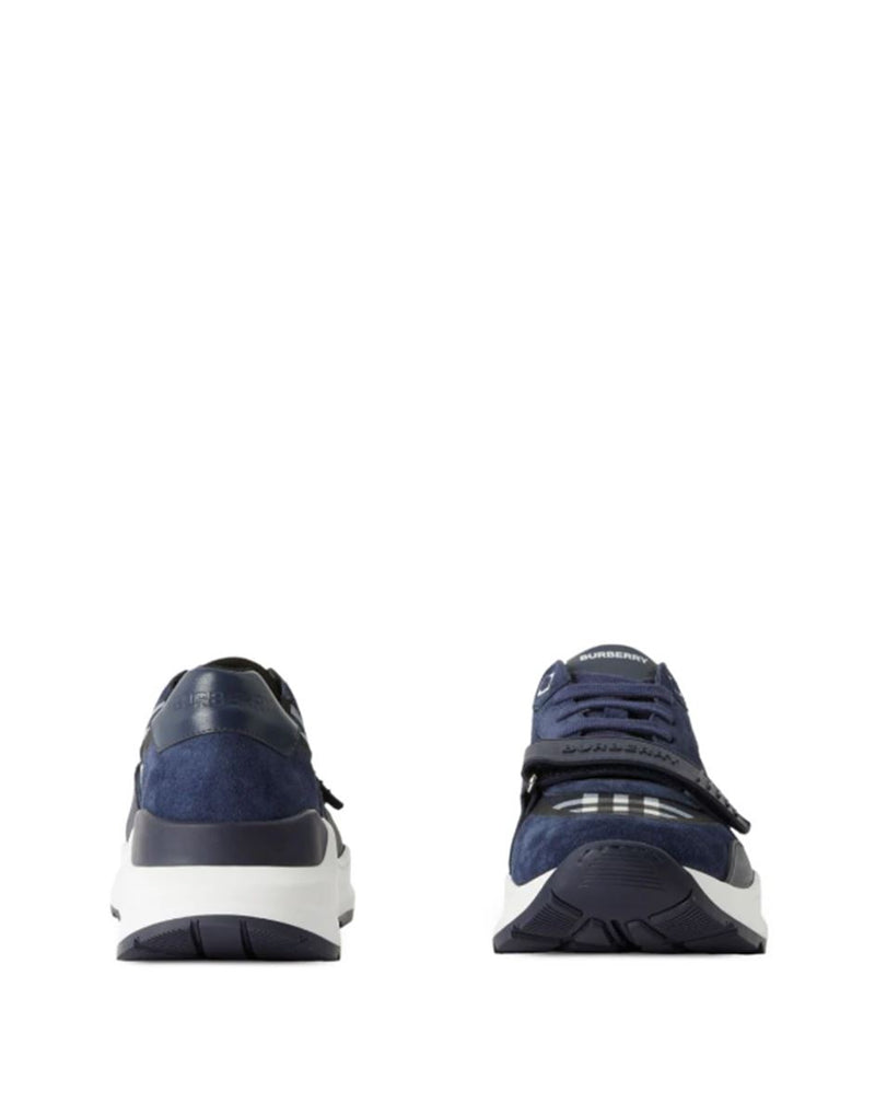 VINTAGE CHECK PANELLED CHUNKY SNEAKERS