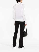 LACE-TRIM WOOL JUMPER
