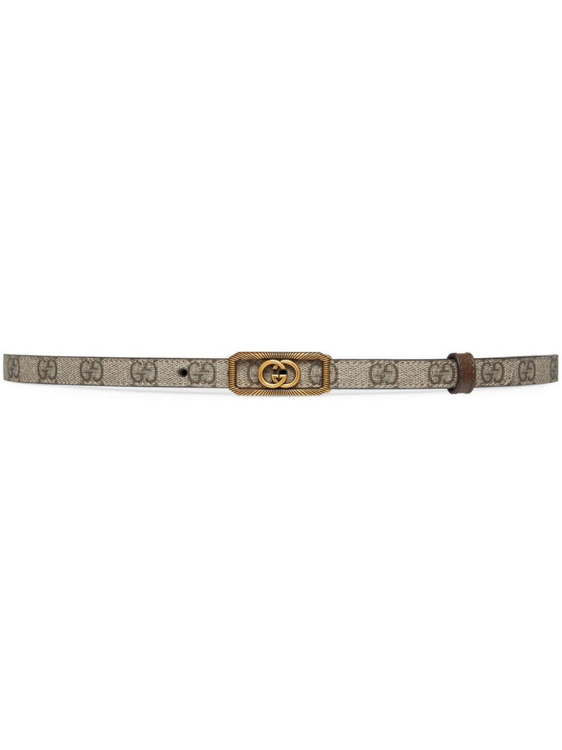 INTERLOCKING G-BUCKLE THIN BELT