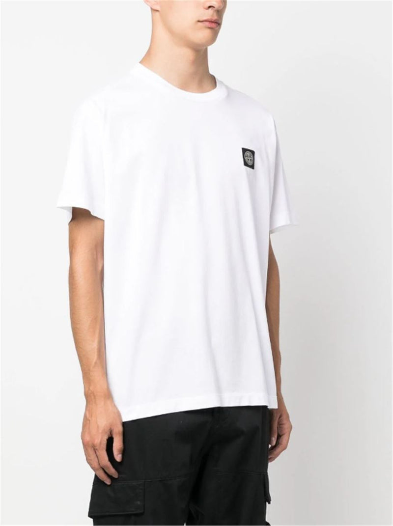 COMPASS-PATCH COTTON T-SHIRT