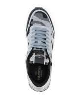 ROCKSTUD-EMBELLISHMENT LACE-UP SNEAKERS