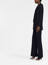 PINSTRIPE DOUBLE-BREASTED BLAZER