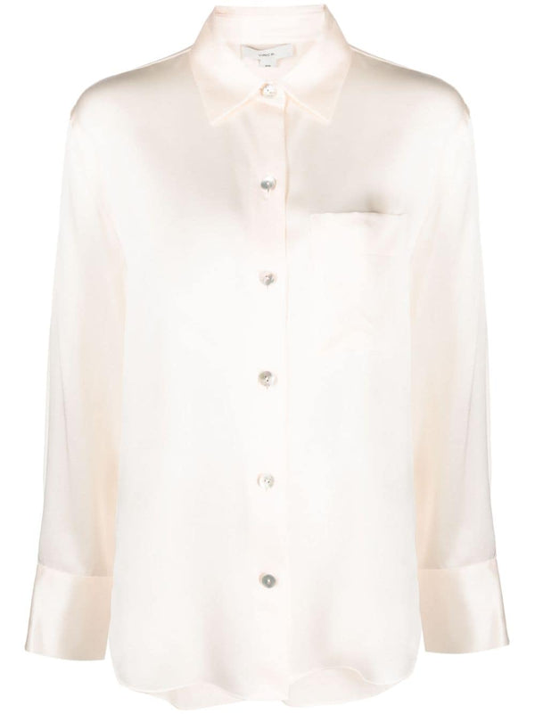LONG-SLEEVE SILK SHIRT
