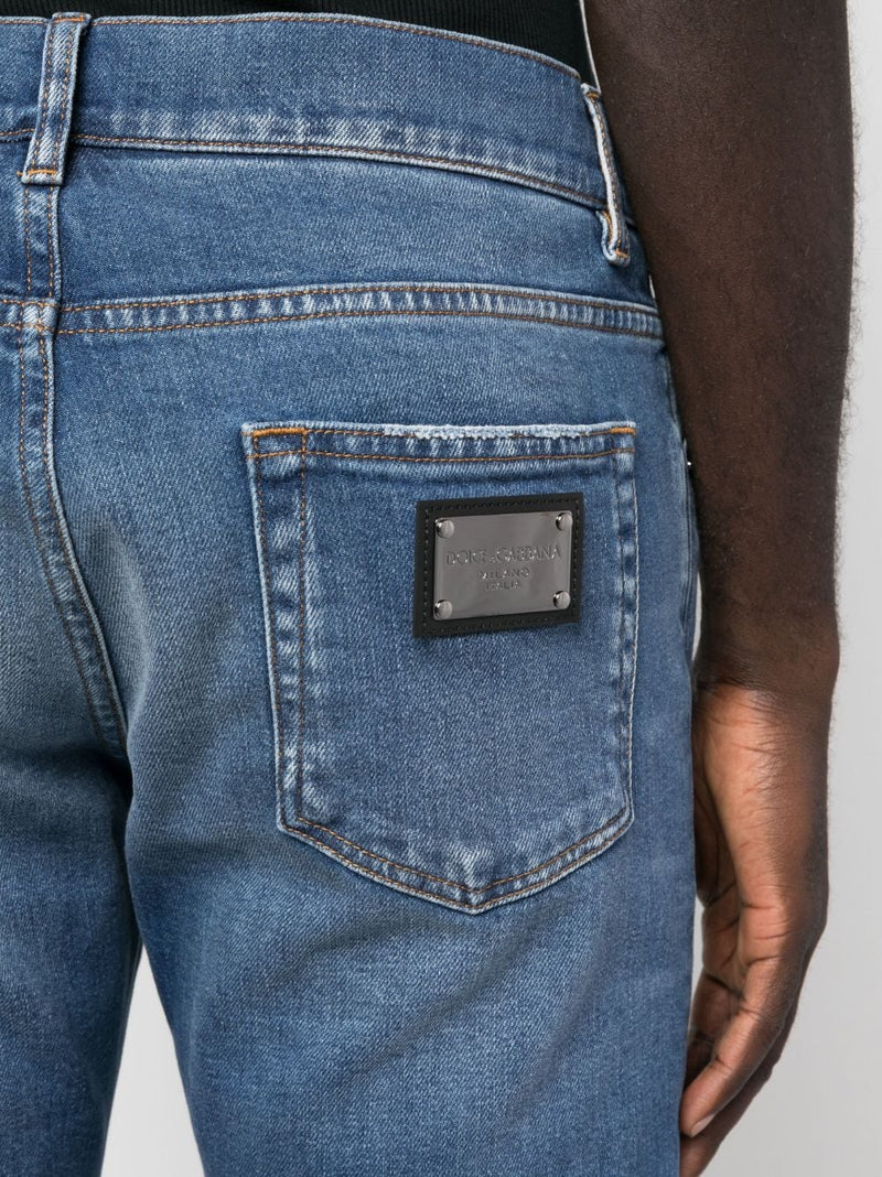 MID-RISE SKINNY JEANS