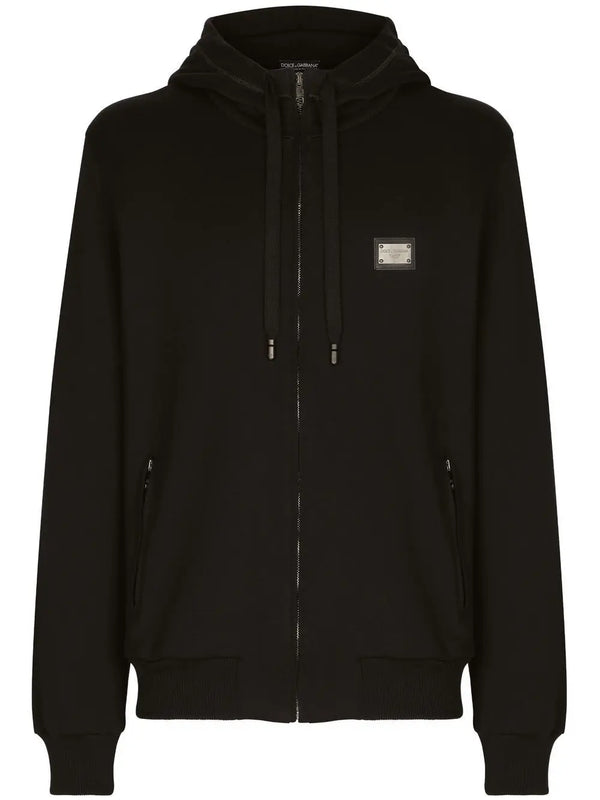 DG ESSENTIALS JERSEY ZIP-UP HOODIE