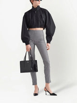 GINGHAM-CHECK TROUSERS