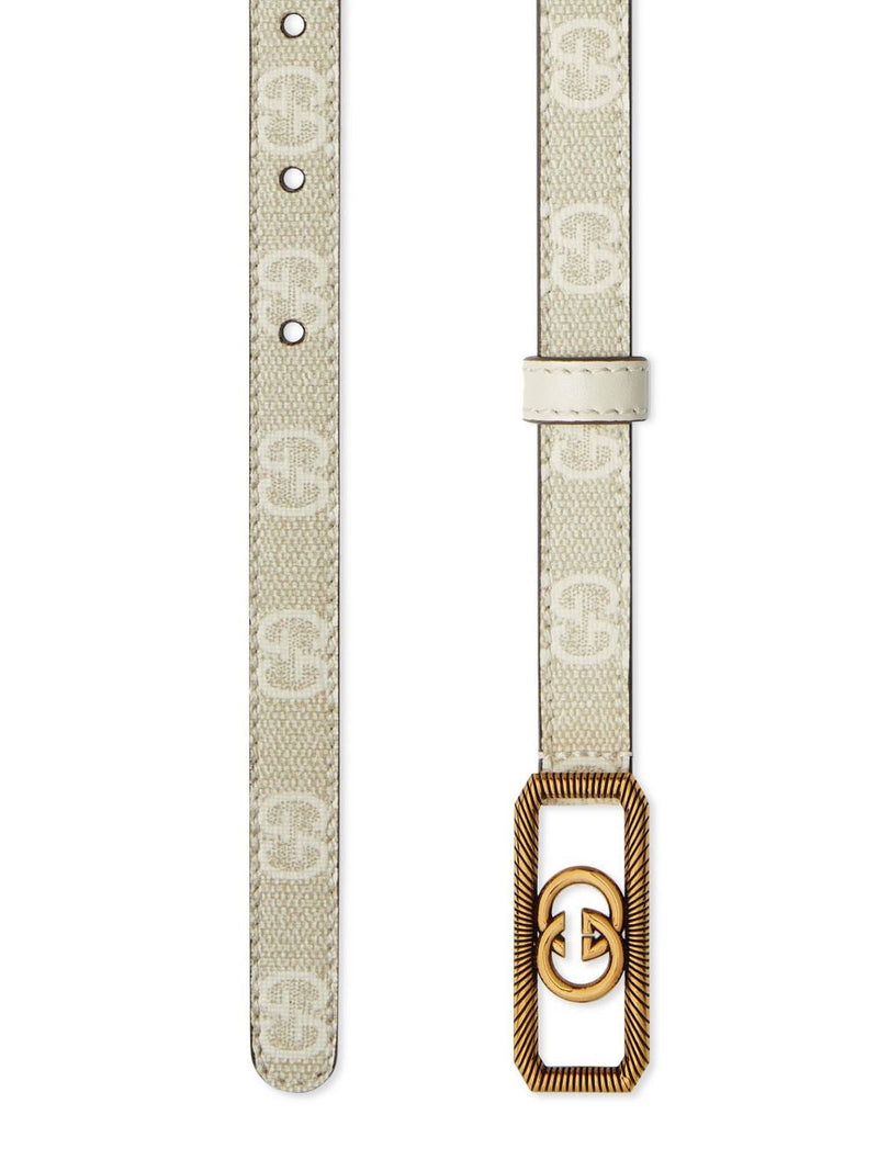INTERLOCKING G LOGO LEATHER BELT